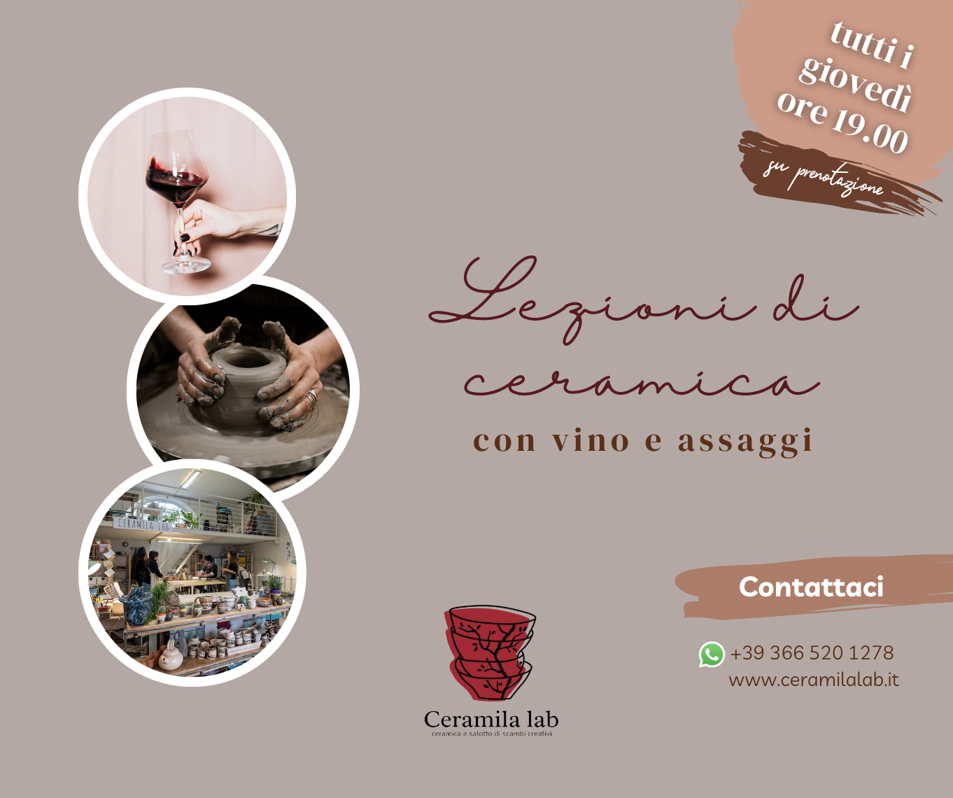 Lezioni ceramica - Ceramila Lab